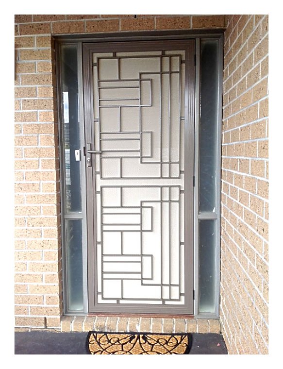 Cast Aluminium SP65AB Safe Haven Security Doors