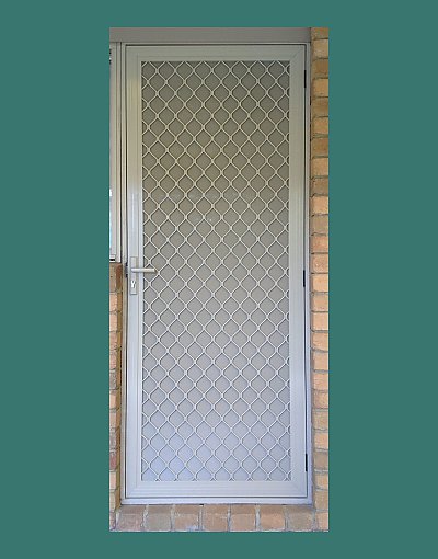 7mm aluminium security door