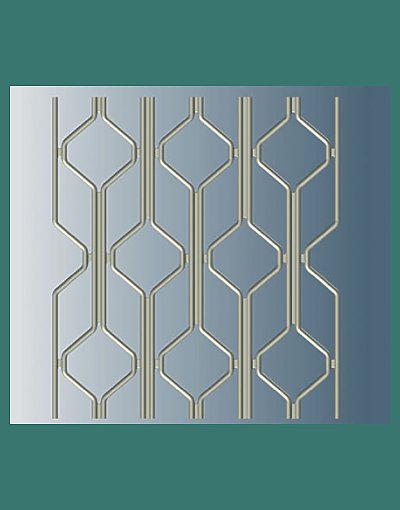 A227 Decorative Diamond security door pattern