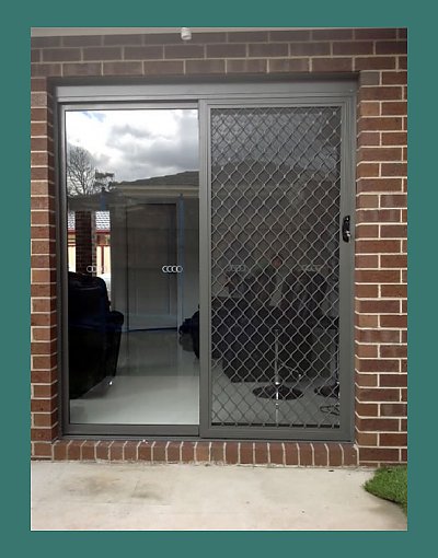 Aluminium security door