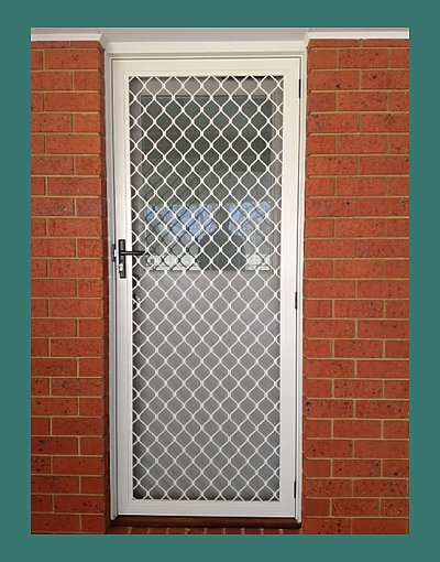 Aluminium security door