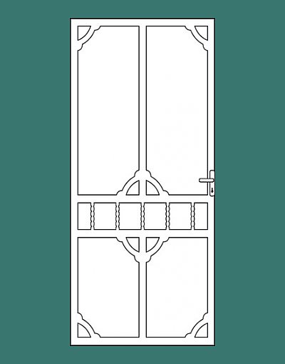 Steel security door - Daylesford 1