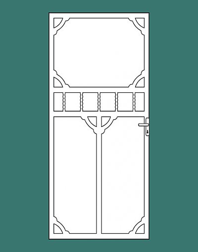 Steel security door - Daylesford 4