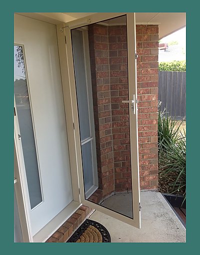 INVISI-GARD security screen door have clear vision