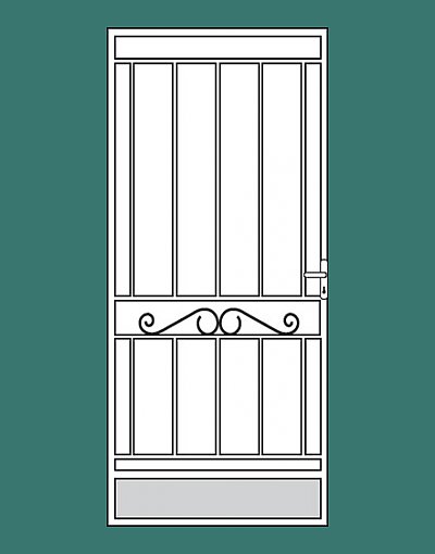 Steel security door - Kerang