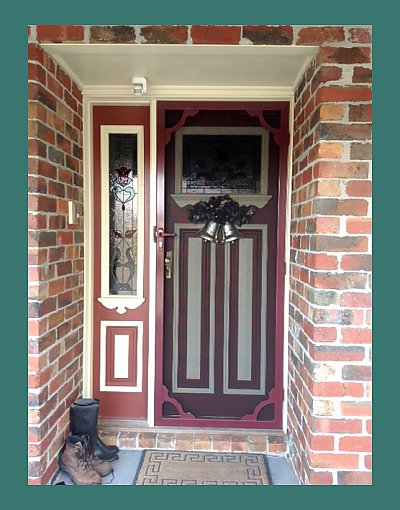 Steel security door - Daylesford