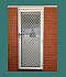 Aluminium security door